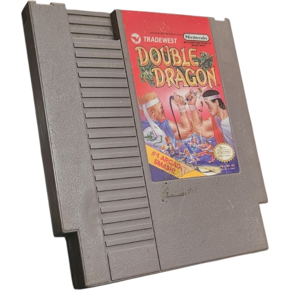 Double Dragon Nintendo NES Game Cartridge Tradewest NES-WD-USA 1988 Vintage